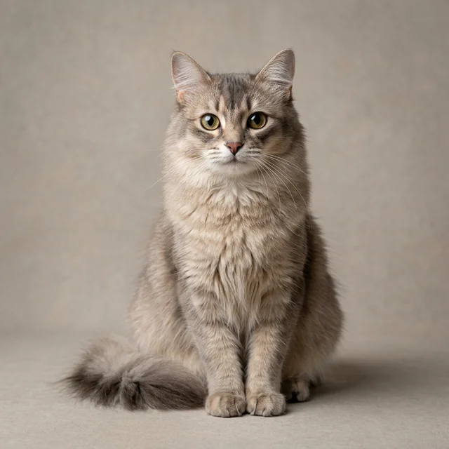 Asian Semi-longhair cat