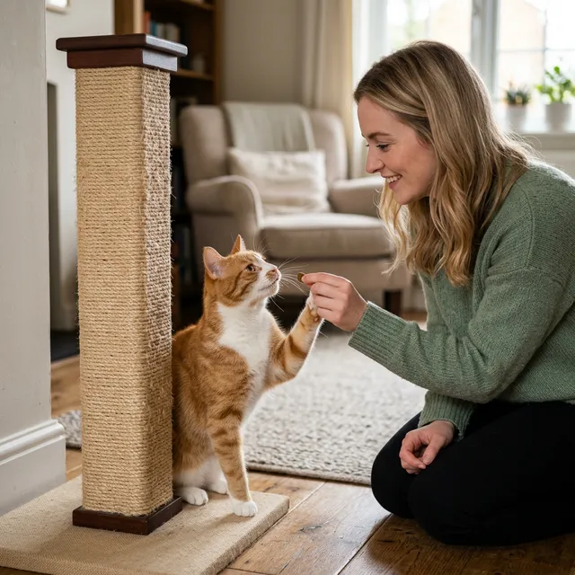 Effective Training: Teaching Your Cat to Love Their Scratching Post